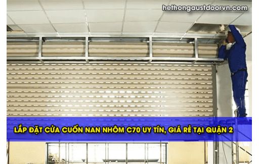 Cửa Cuốn Nan Nhôm C70 Chính Hãng Giá Rẻ Tại Quận 2